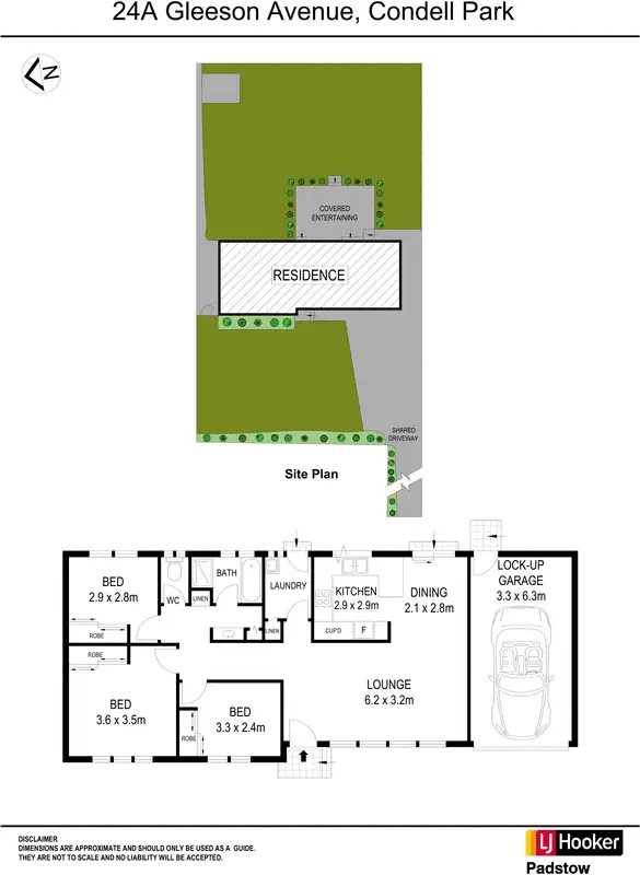 Floorplan of Homely house listing, 24a Gleeson Avenue, Condell Park NSW 2200