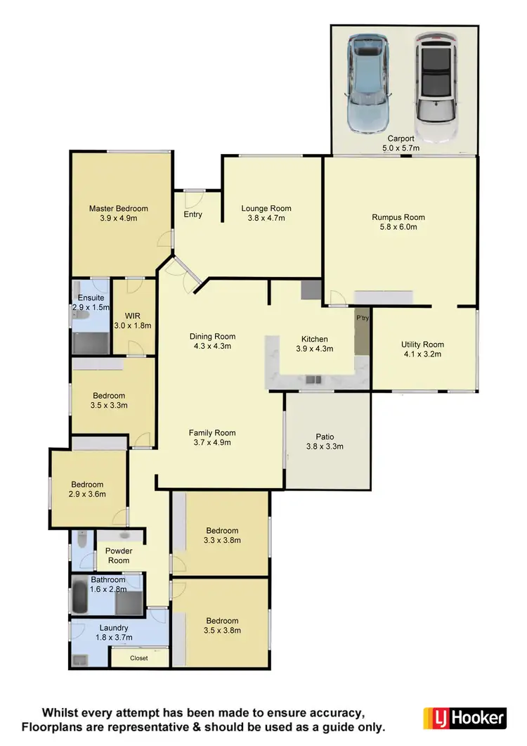 Floorplan of Homely house listing, 37 Coolabah Crescent, Bridgeman Downs QLD 4035