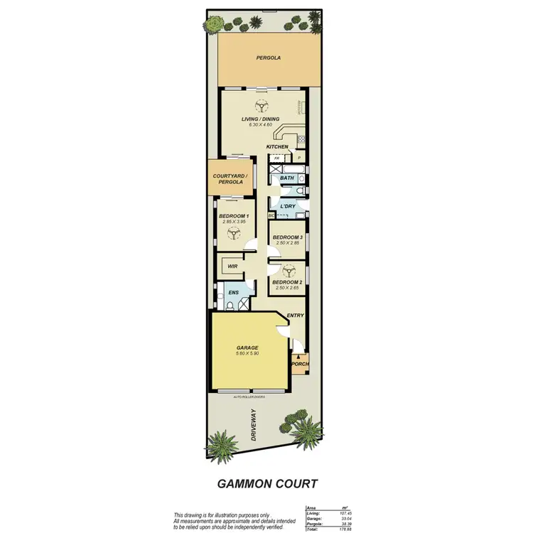 Floorplan of Homely house listing, 2/19-20 Gammon Court, Greenwith SA 5125