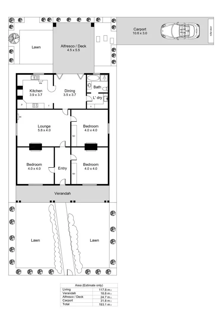 Floorplan of Homely house listing, 16 Janet Street, Evandale SA 5069
