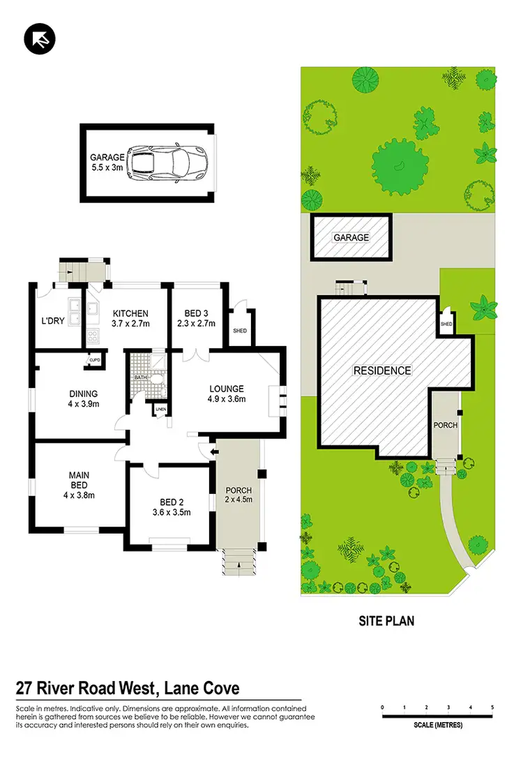 Floorplan of Homely house listing, 27 River Road West, Lane Cove NSW 2066