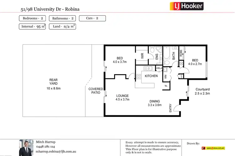 Floorplan of Homely unit listing, 51/98 University Drive, Varsity Lakes QLD 4227
