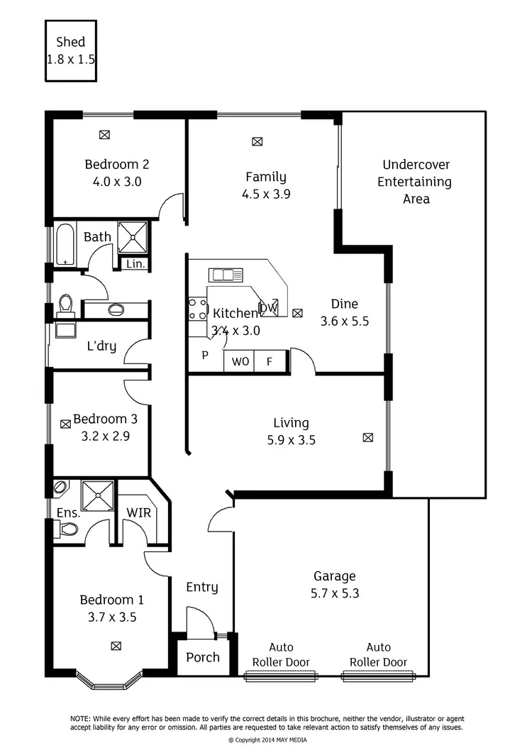 Floorplan of Homely house listing, 45 York Terrace, Ferryden Park SA 5010