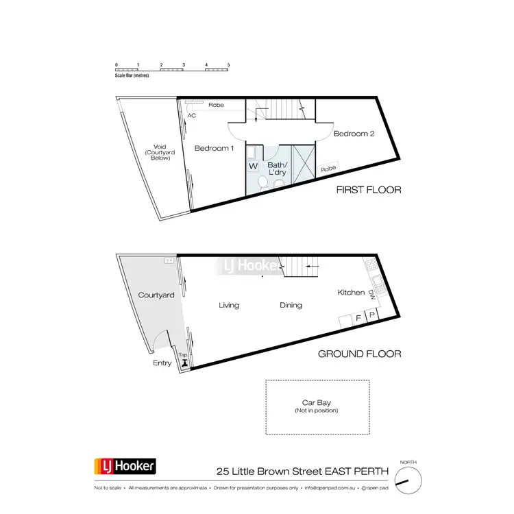 Floorplan of Homely apartment listing, 25 Little Brown Street, East Perth WA 6004