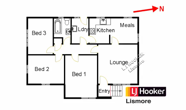 Floorplan of Homely house listing, 6 Quilty Place, Goonellabah NSW 2480