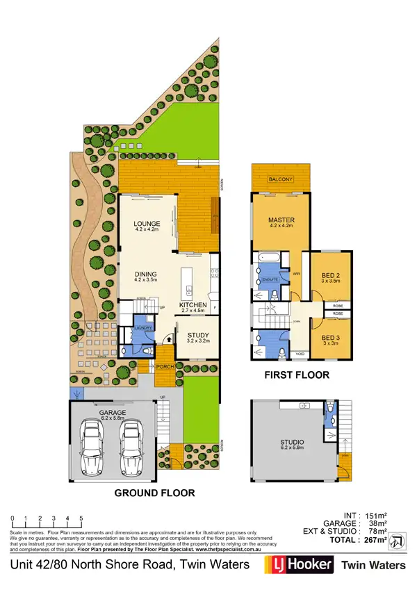 Floorplan of Homely unit listing, 42/80 North Shore Road, Twin Waters QLD 4564