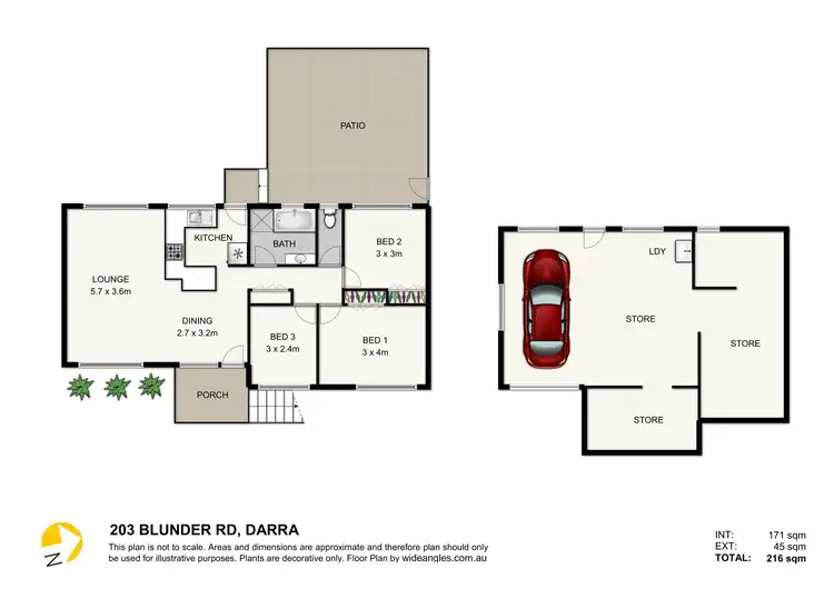 Floorplan of Homely house listing, 203 Blunder Road, Durack QLD 4077