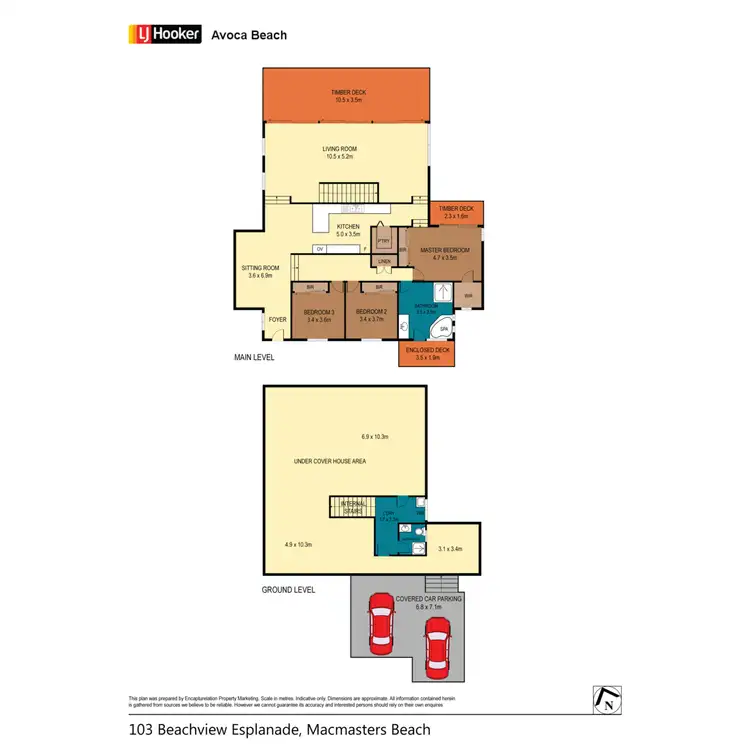 Floorplan of Homely house listing, 103 Beachview Esplanade, Macmasters Beach NSW 2251