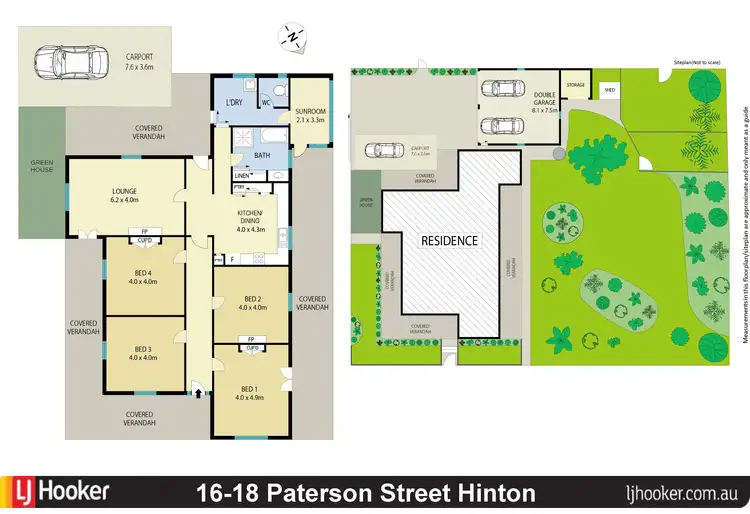 Floorplan of Homely house listing, 16-18 Paterson Street, Hinton NSW 2321