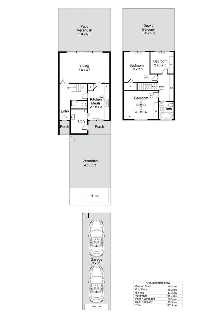 Floorplan of Homely house listing, 47 Dotterel Drive, Semaphore Park SA 5019