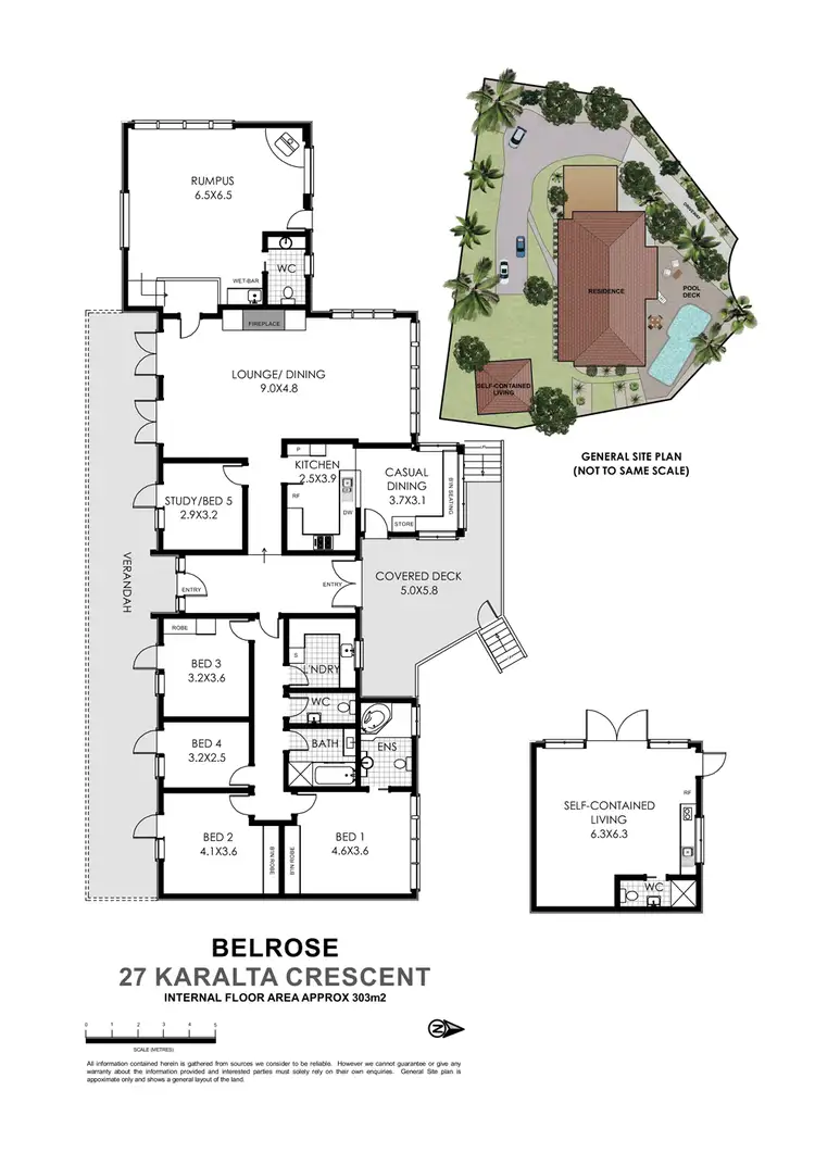 Floorplan of Homely house listing, 27 Karalta Crescent, Belrose NSW 2085