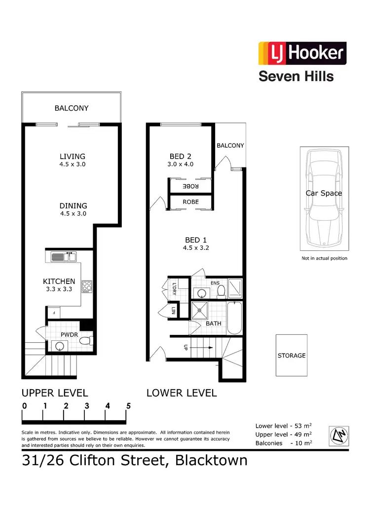 Floorplan of Homely unit listing, 31/26 Clifton Street, Blacktown NSW 2148