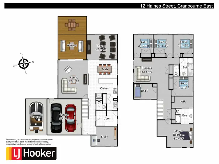 Floorplan of Homely house listing, 12 Haines Street, Cranbourne East VIC 3977
