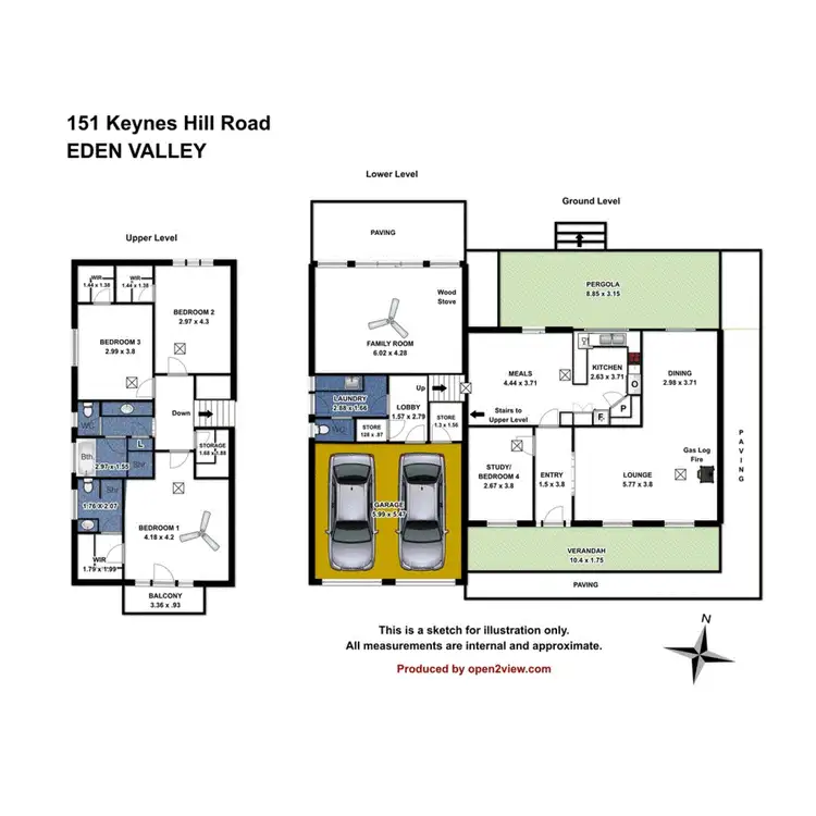 Floorplan of Homely house listing, 151 Keynes Hill Road, Eden Valley SA 5235