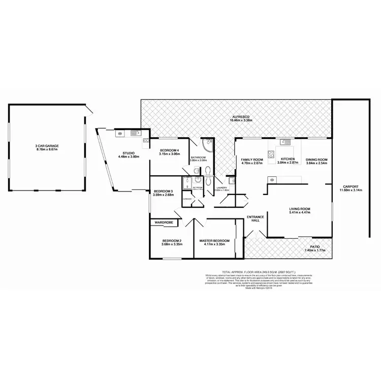 Floorplan of Homely house listing, 5 Peel Court, Cleveland QLD 4163