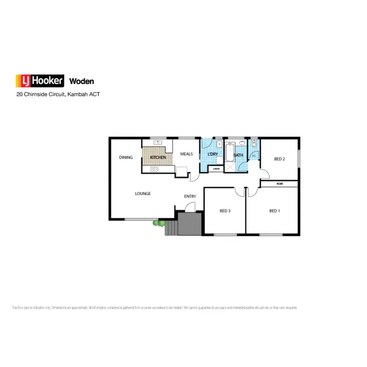 Floorplan of Homely house listing, 20 Chirnside Circuit, Kambah ACT 2902