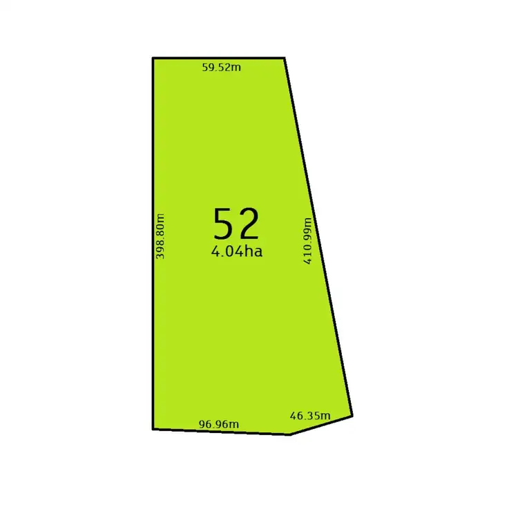 Floorplan of Homely land listing, Lot 52/1054 Gawler One Tree Hill Road, One Tree Hill SA 5114