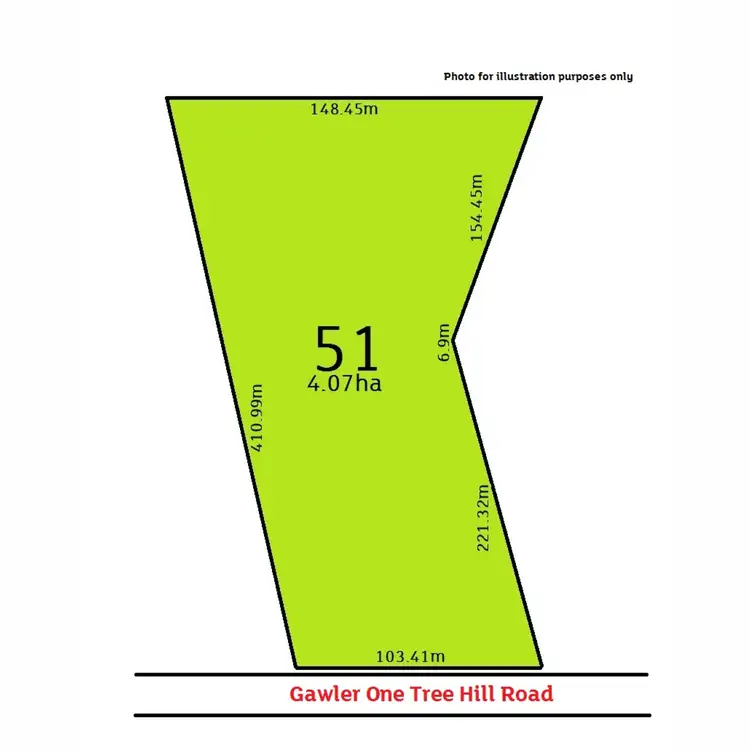 Floorplan of Homely land listing, Lot 51/1054 Gawler One Tree Hill Road, One Tree Hill SA 5114