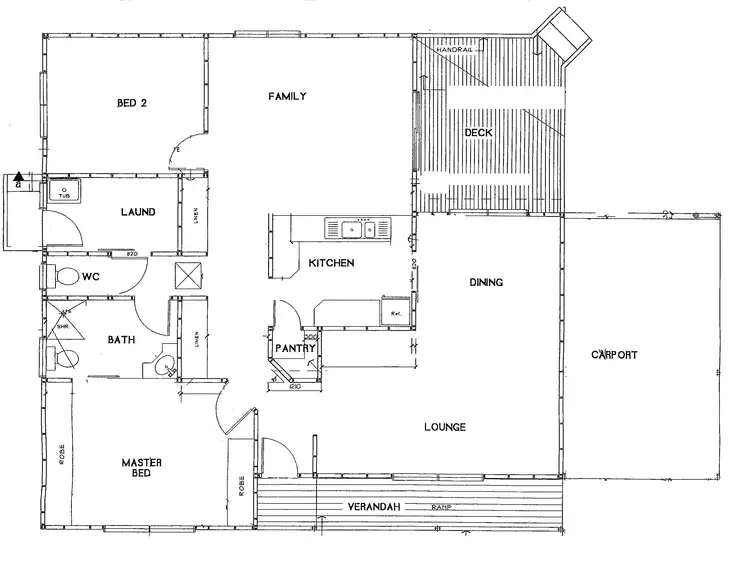 Floorplan of Homely retirement listing, 140 Rosetta Village, Encounter Bay SA 5211