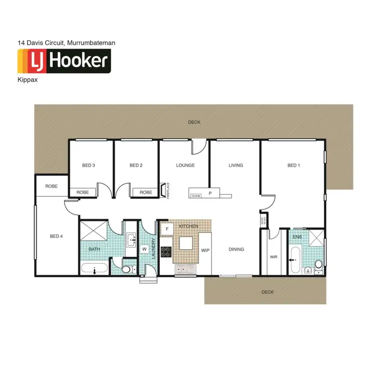 Floorplan of Homely rural property listing, 14 Davis Circuit, Murrumbateman NSW 2582