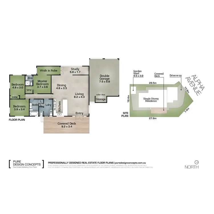 Floorplan of Homely house listing, 28A Alpha Avenue, Currumbin QLD 4223