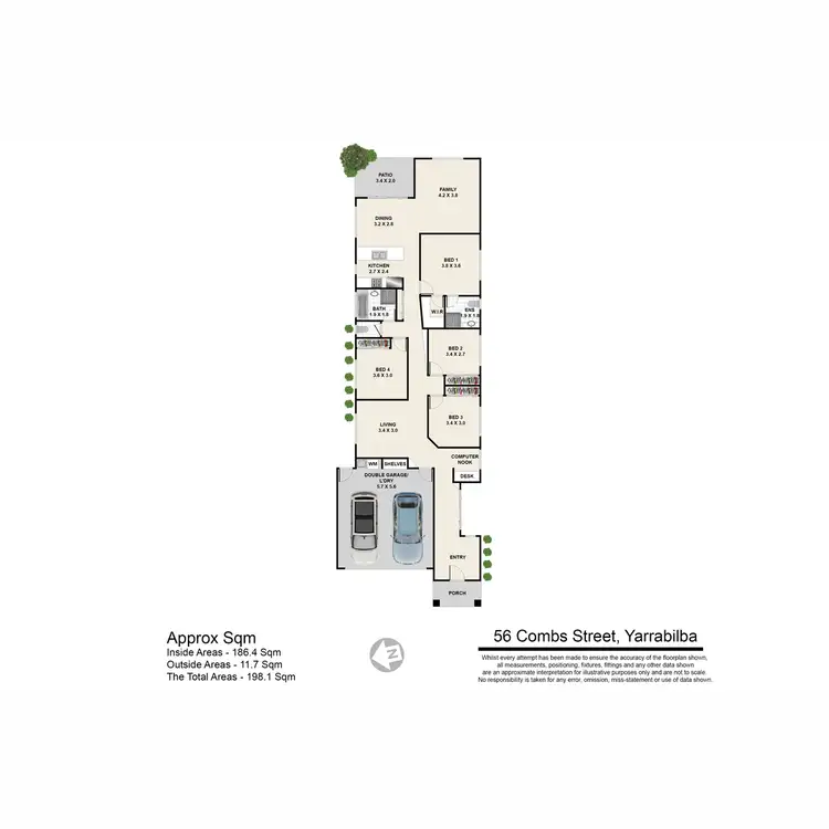 Floorplan of Homely house listing, 56 Combs Street, Yarrabilba QLD 4207