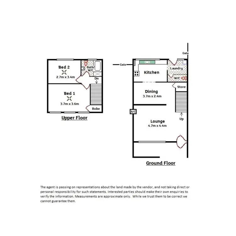 Floorplan of Homely unit listing, 4/184 Salisbury Highway, Salisbury SA 5108
