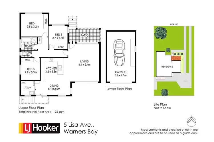 Floorplan of Homely house listing, 5 Lisa Avenue, Warners Bay NSW 2282