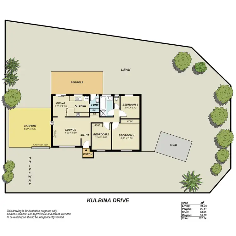 Floorplan of Homely house listing, 15 Kulbina Drive, Salisbury North SA 5108