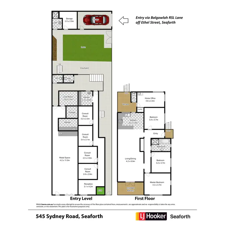 Floorplan of Homely apartment listing, 545 Sydney Road, Seaforth NSW 2092