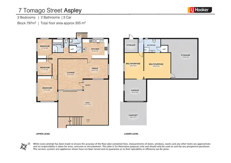 Floorplan of Homely house listing, 7 Tomago Street, Aspley QLD 4034