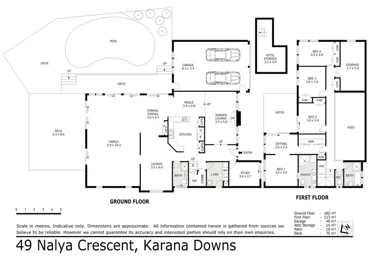 Floorplan of Homely house listing, 49 Nalya Crescent, Karana Downs QLD 4306
