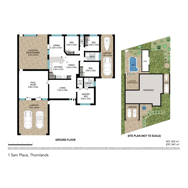 Floorplan of Homely house listing, 1 Sam Place, Thornlands QLD 4164