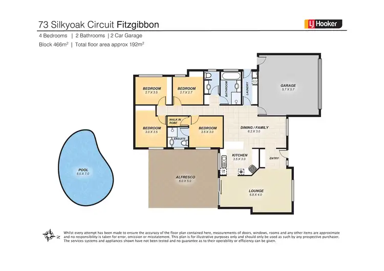 Floorplan of Homely house listing, 73 Silkyoak Circuit, Fitzgibbon QLD 4018