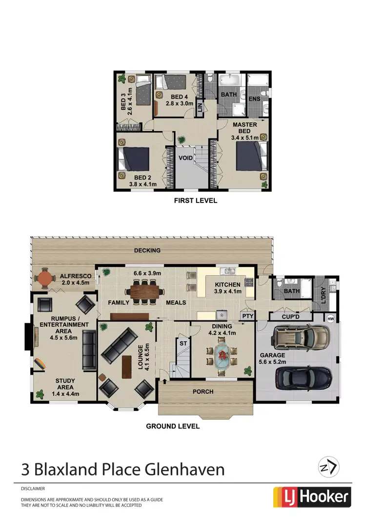 Floorplan of Homely house listing, 3 Blaxland Place, Glenhaven NSW 2156