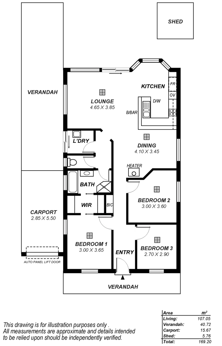Floorplan of Homely house listing, 18 Featherstone Circuit, Greenwith SA 5125