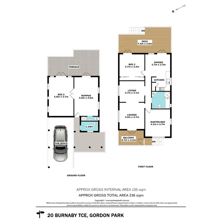 Floorplan of Homely house listing, 20 Burnaby Terrace, Gordon Park QLD 4031