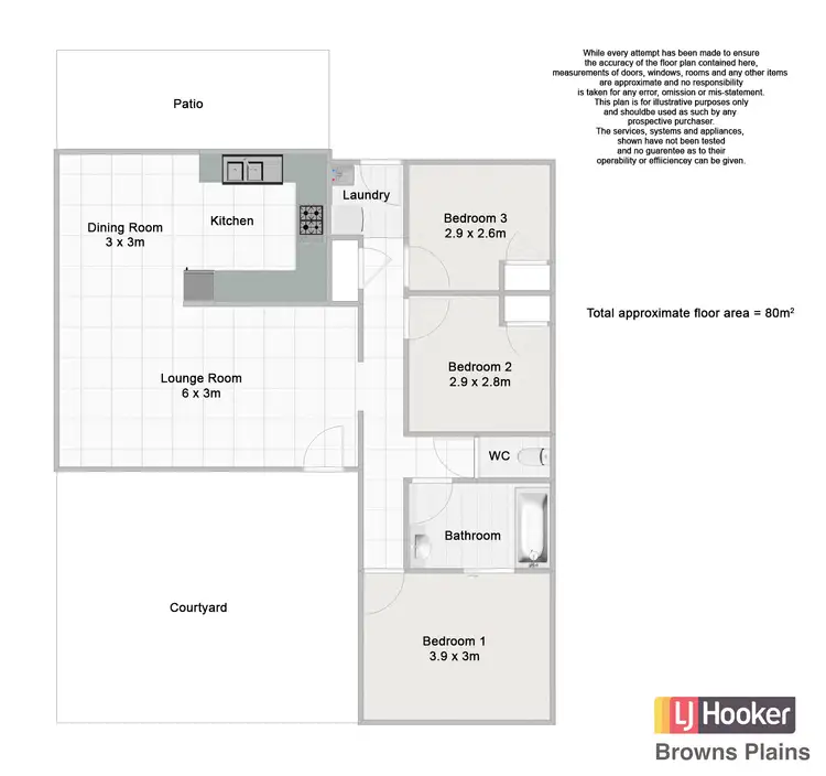 Floorplan of Homely house listing, 6 Tamara Street, Marsden QLD 4132