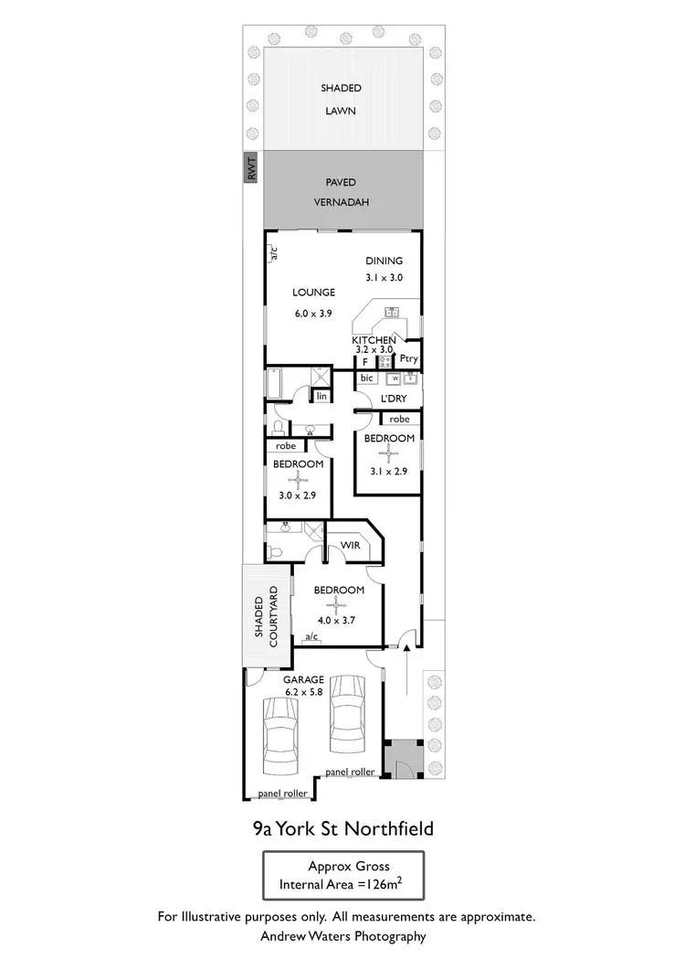 Floorplan of Homely house listing, 9a York Street, Northfield SA 5085