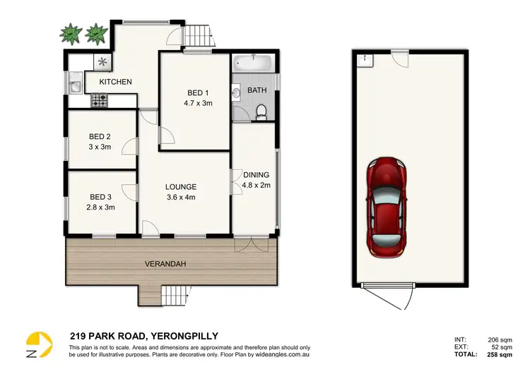 Floorplan of Homely house listing, 211 Park Road, Yeerongpilly QLD 4105