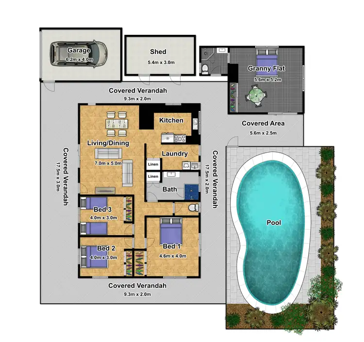 Floorplan of Homely house listing, 8 Limpet Avenue, Port Douglas QLD 4877