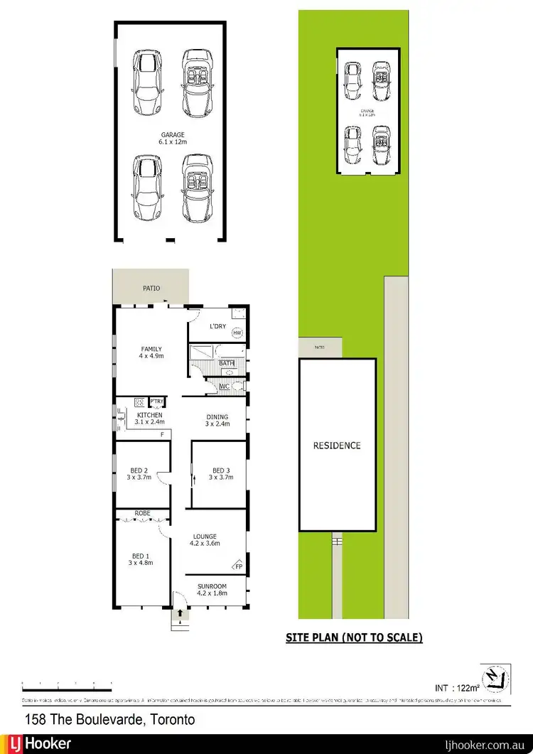 Floorplan of Homely house listing, 158 The Boulevarde, Toronto NSW 2283