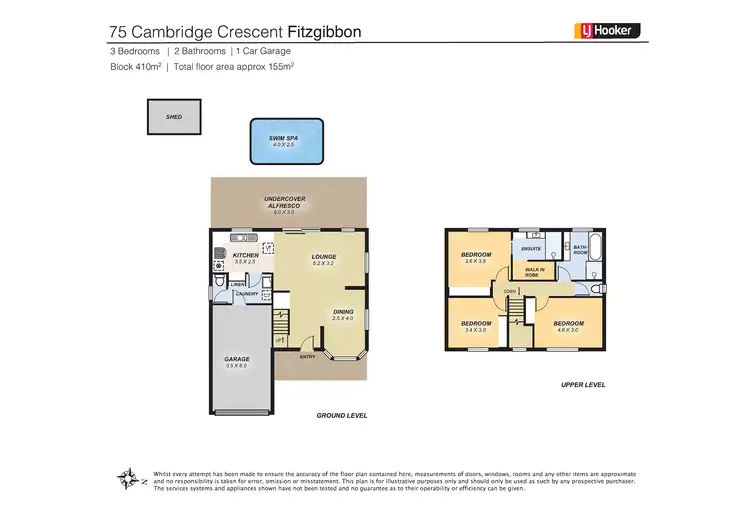 Floorplan of Homely house listing, 75 Cambridge Crescent, Fitzgibbon QLD 4018
