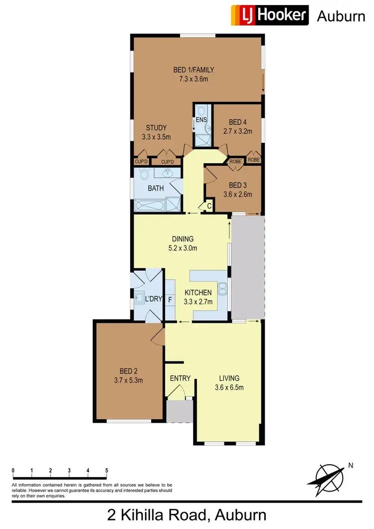 Floorplan of Homely house listing, 2 Kihilla Rd, Auburn NSW 2144