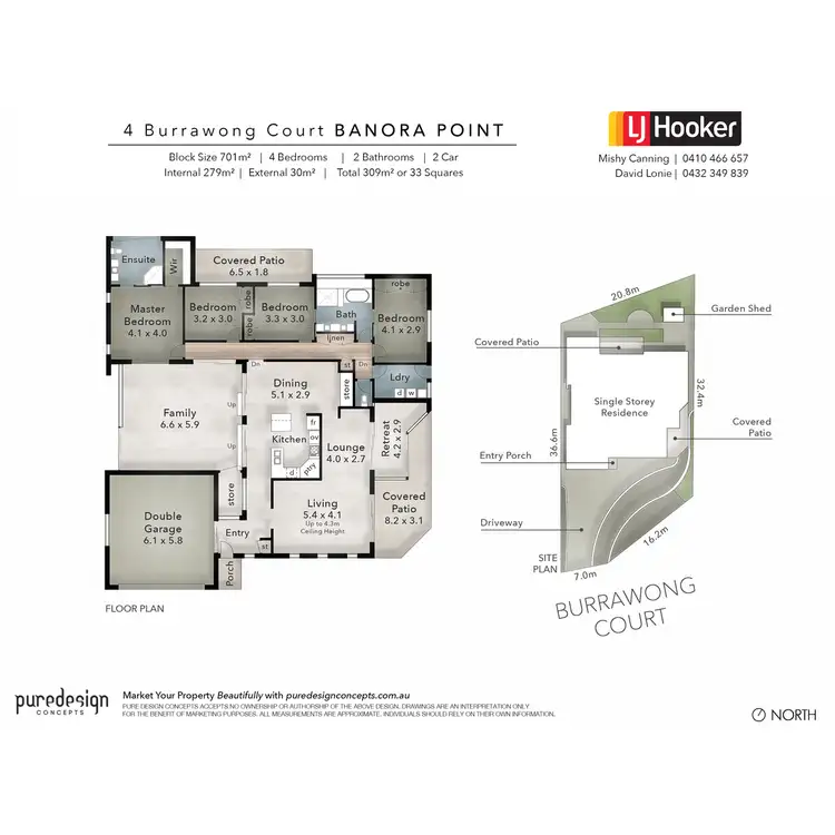 Floorplan of Homely house listing, 4 Burrawong Court, Banora Point NSW 2486