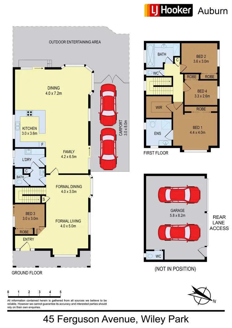 Floorplan of Homely house listing, 45 Ferguson Ave, Wiley Park NSW 2195