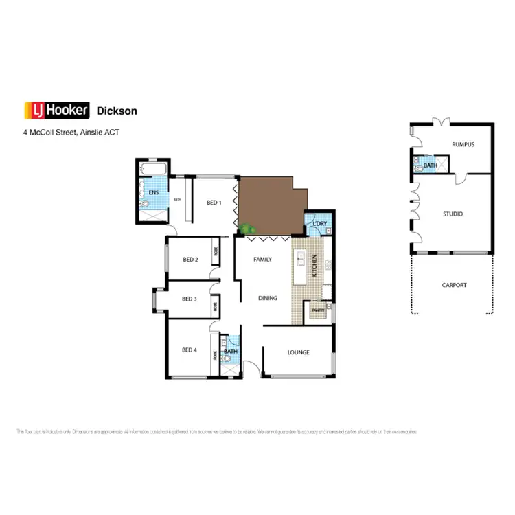 Floorplan of Homely house listing, 4 McColl Street, Ainslie ACT 2602