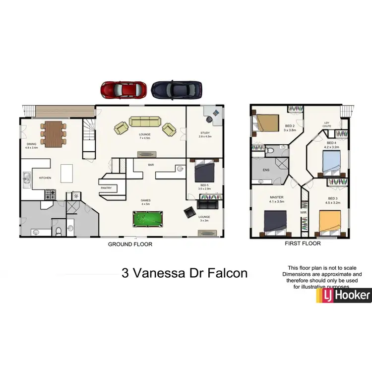 Floorplan of Homely house listing, 3 Vanessa Road, Falcon WA 6210