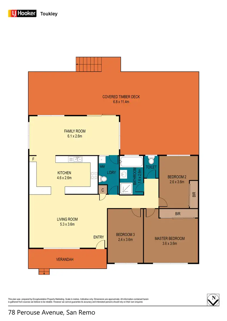 Floorplan of Homely house listing, 78 Perouse Avenue, San Remo NSW 2262
