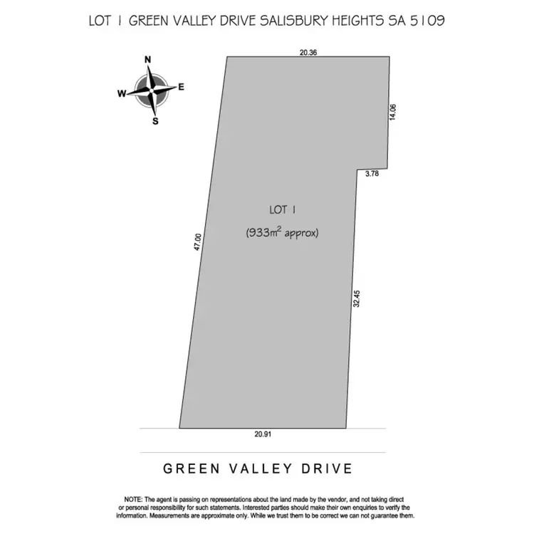 Floorplan of Homely land listing, Lot 1/24-26 Green Valley Drive, Salisbury Heights SA 5109